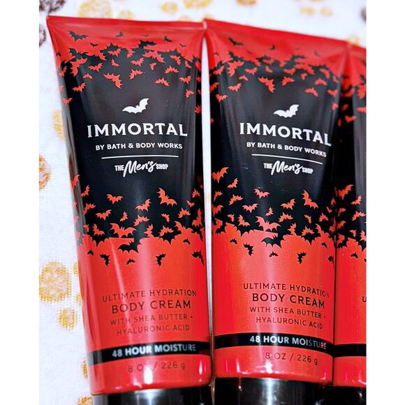 Bath & Body Works Immortal Men's Shop Ultimate Hydration Body Cream x3 - Picture 2 of 3
